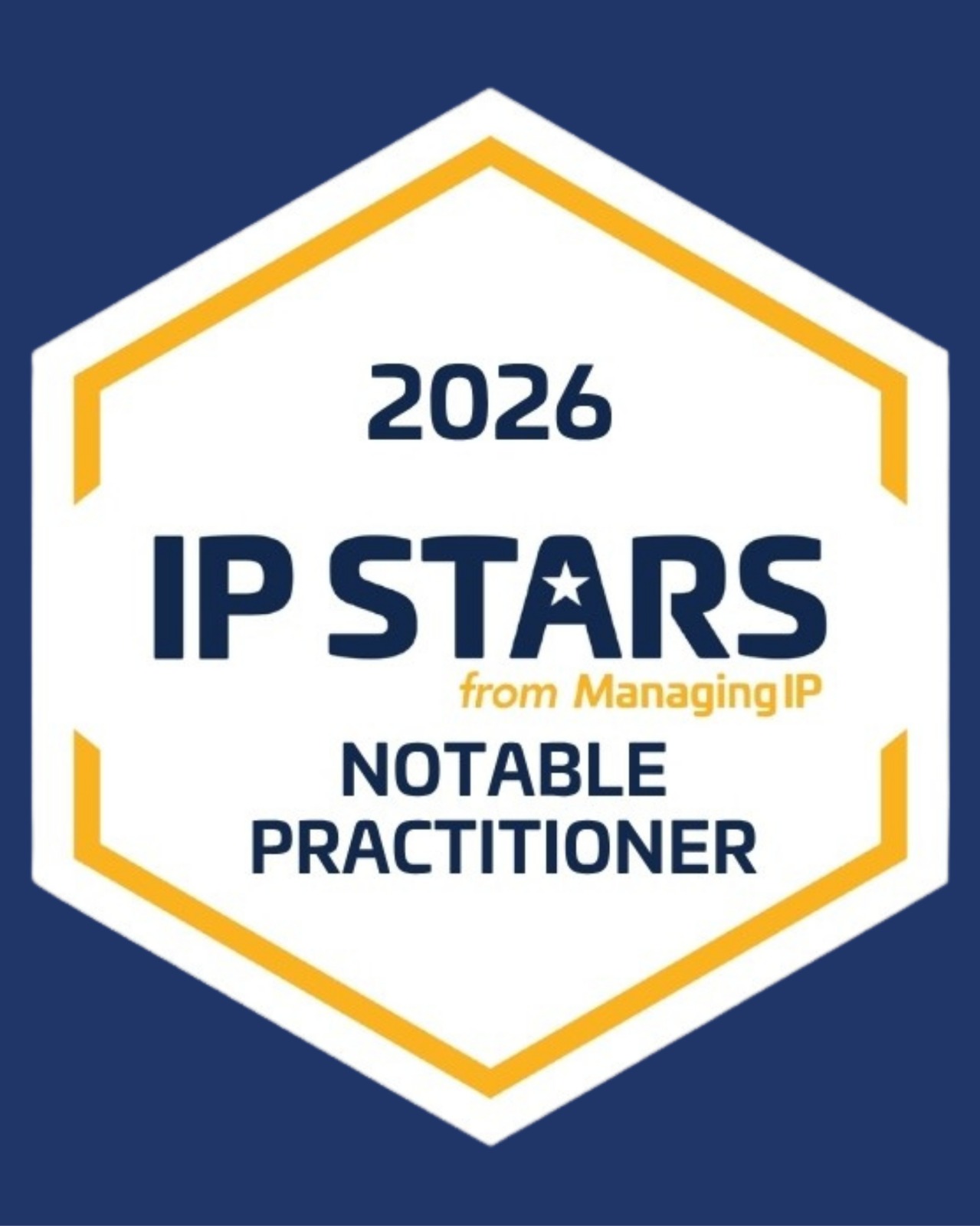 IP STARS 2026 Notable Practitioner